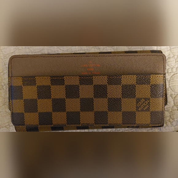 LOUIS VUITTON *Vintage Portefeuille Ron Modular long wallet M10098 Damier canvas - Picture 7 of 9